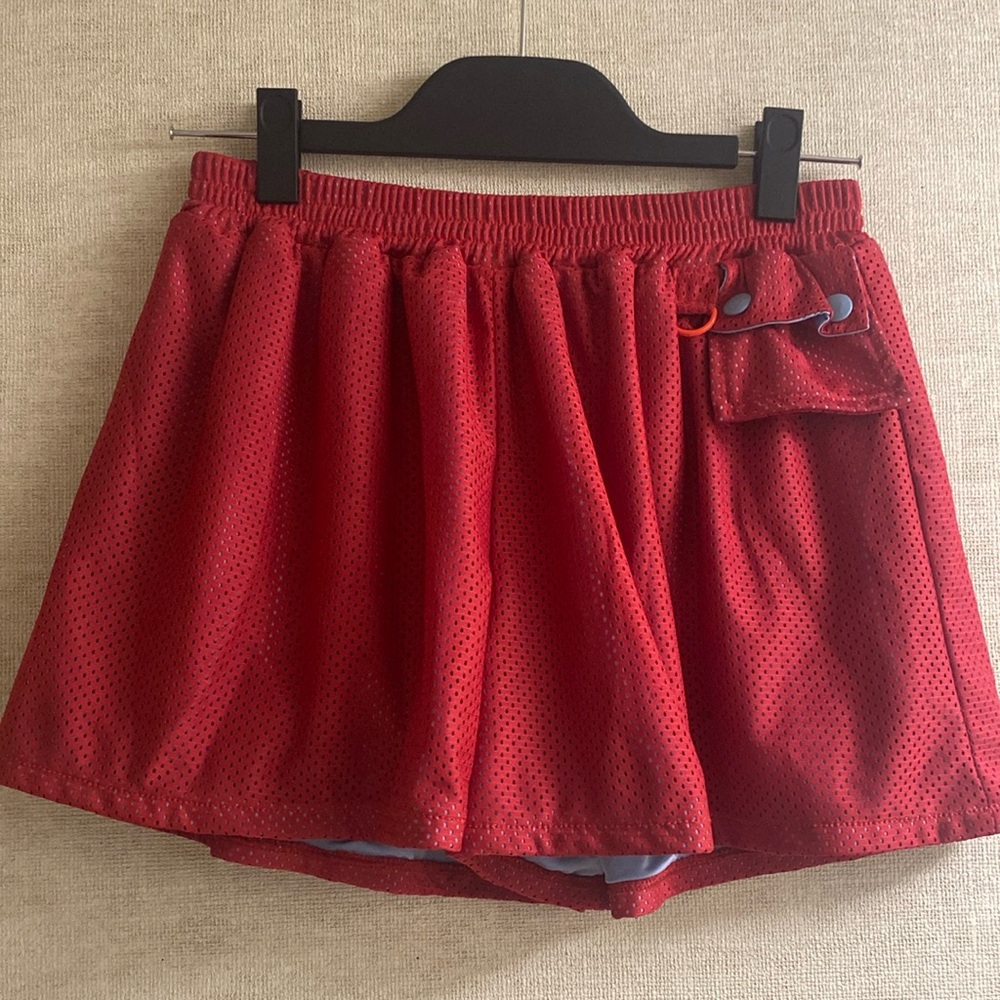 Women’s Short Red and Blue Shorts